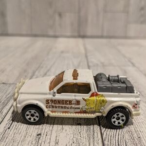 SpongeBob Construction White Toy Pickup Truck - Kids Play Vehicle